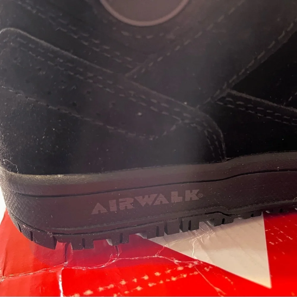 AIRWALK AW6360 MEN MONGO MID BLACK/BLACK COMPOSITE TOE WORK SHOE